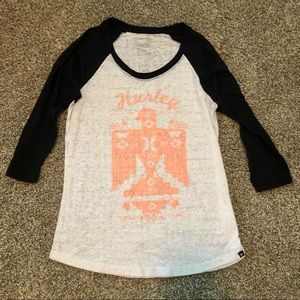 Hurley Quarter Sleeve Top